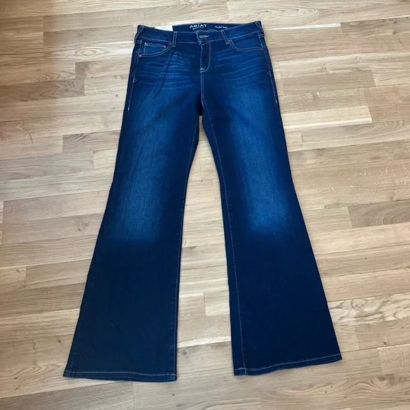 Arait Ladies Ultra Stretch Perfect Rise Katie Flare Jeans 31R - Picture 3 of 16